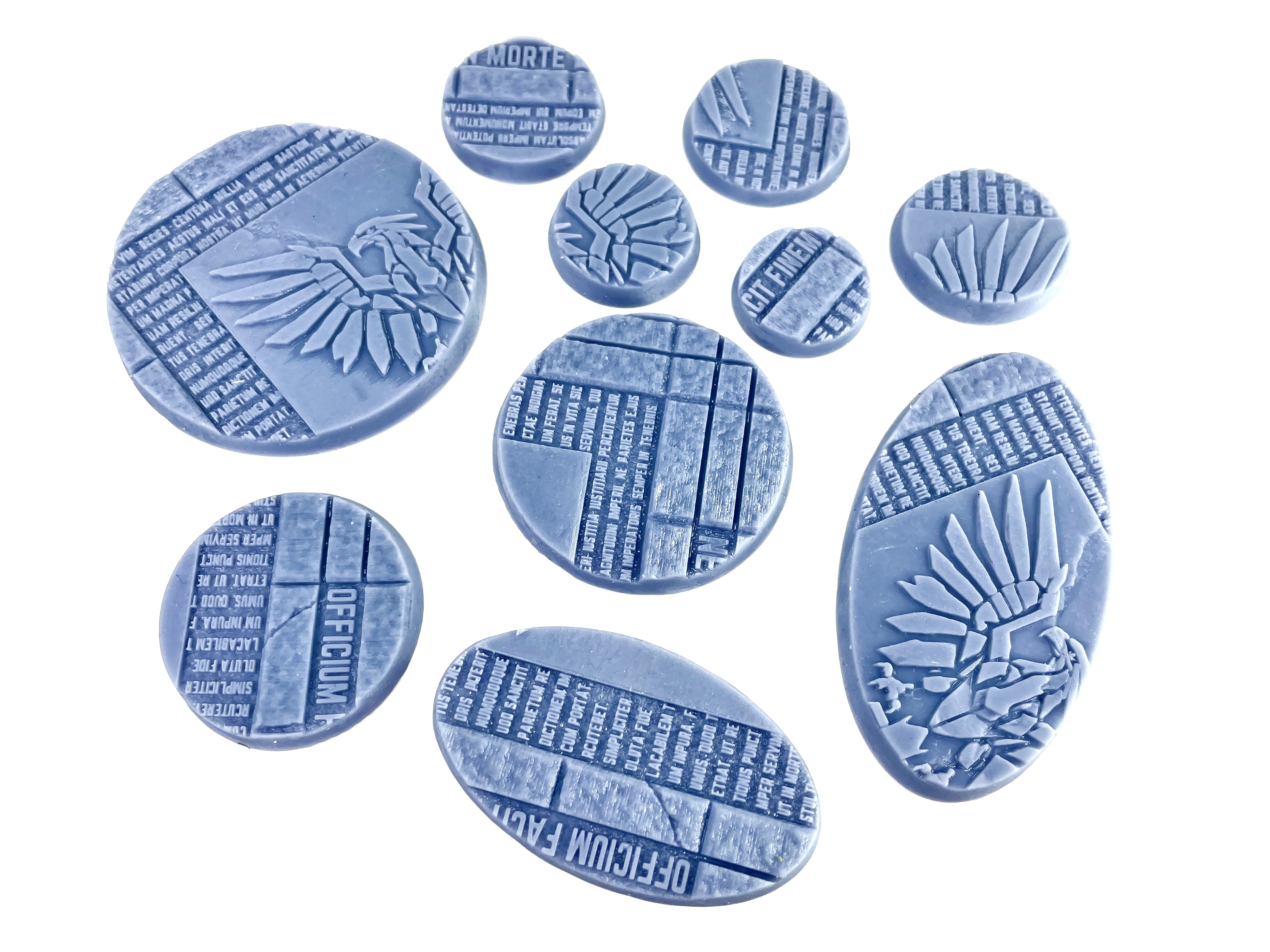 33-Piece Round Base Set with Magnet Slots : Imperial Mural